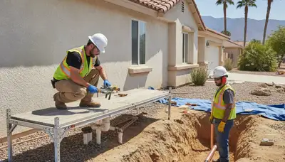 Palm Springs, CA plumbing repair technician for leak detection and pipe fixes