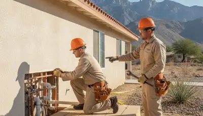 Palm Springs, CA plumbing repair service truck for residential and commercial plumbing emergencies