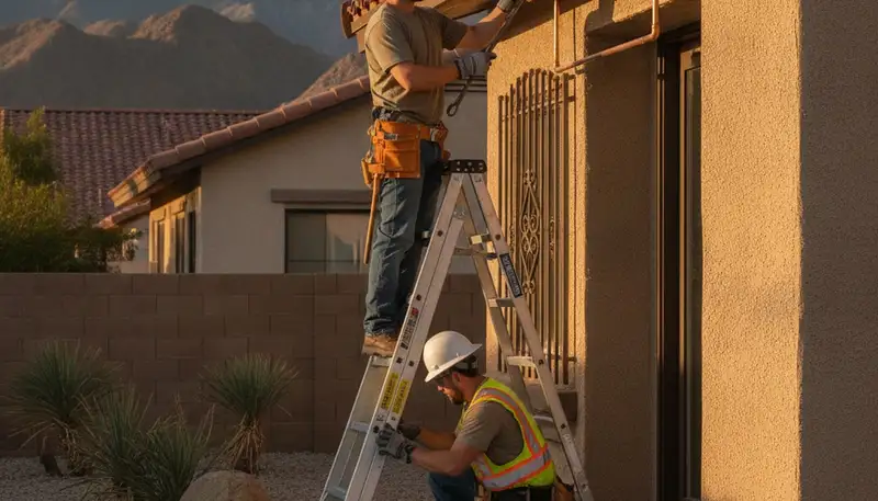 Palm Springs, CA plumbing repair service truck for residential leak and pipe repairs
