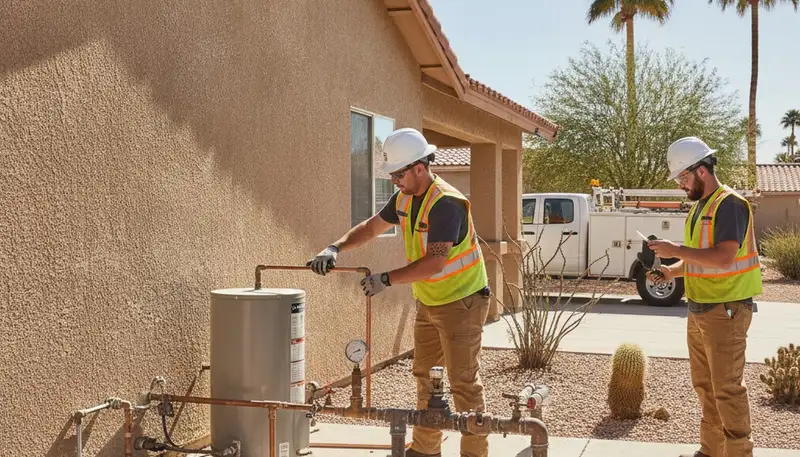 Palm Springs, CA plumbing repair service truck for residential and commercial repairs