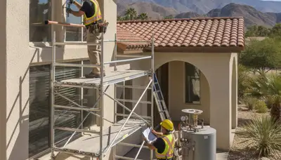 Palm Springs, CA plumbing repair service truck for residential and commercial plumbing emergencies