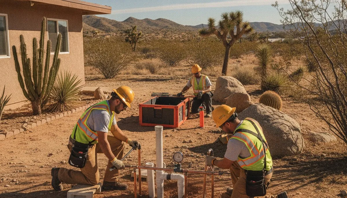 Palm Springs, CA plumbing repair technician for residential leak and pipe repair services