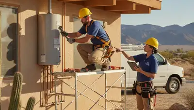 Palm Springs, CA plumbing repair team providing expert residential and commercial plumbing services