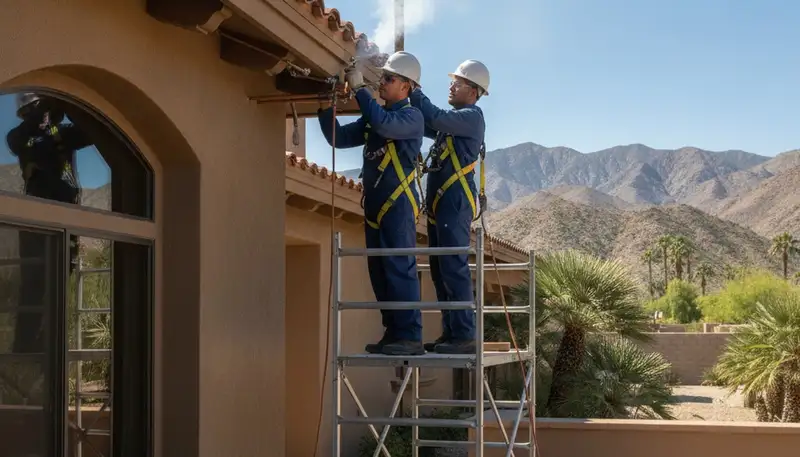 Palm Springs, CA plumbing repair service for leak fixes, drain cleaning, and pipe repairs