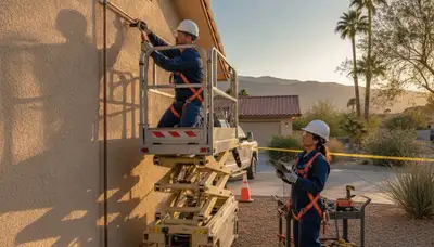 Palm Springs, CA plumbing repair service truck for residential and commercial repairs
