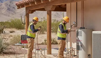 Palm Springs, CA plumbing repair team servicing pipes and fixtures for local homes and businesses