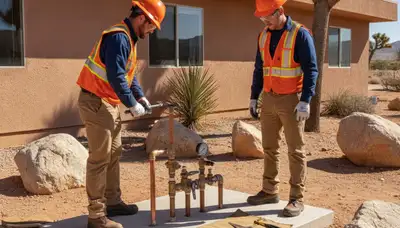 Palm Springs, CA plumbing repair service truck for leak and pipe repairs