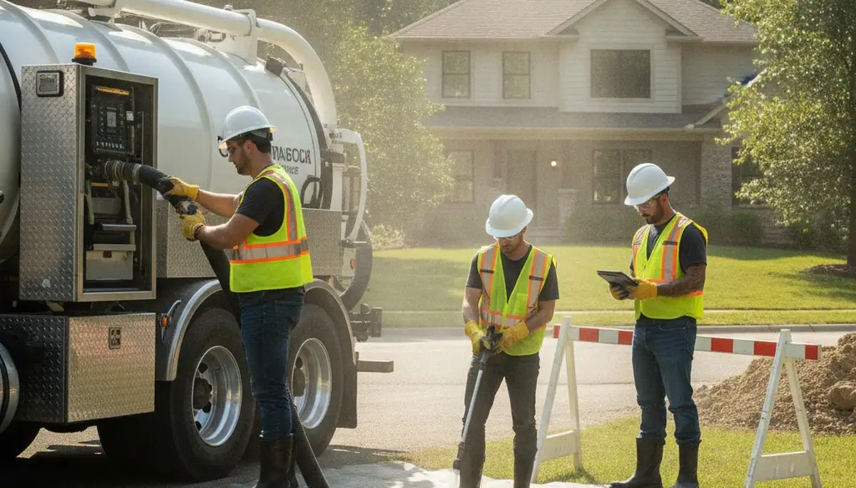 Septic tank cleaning service in Palm Springs, CA for residential plumbing maintenance