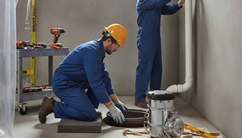Sump pump installation for Palm Springs, CA home by On Call Plumbers