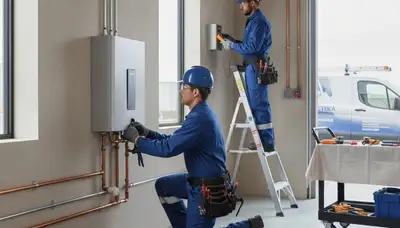 Tankless water heater installation by Palm Springs, CA plumbing repair experts
